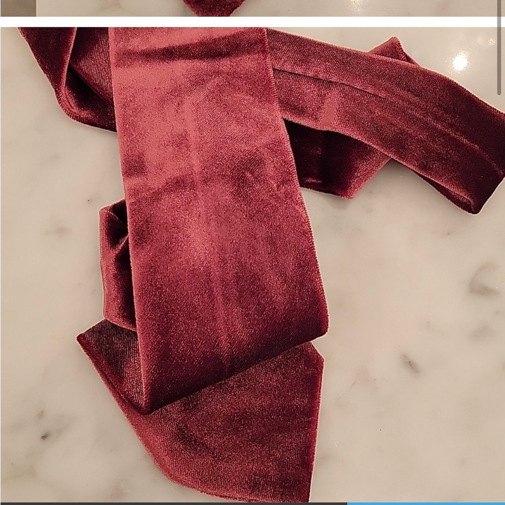 Velvet Terracotta Tie
